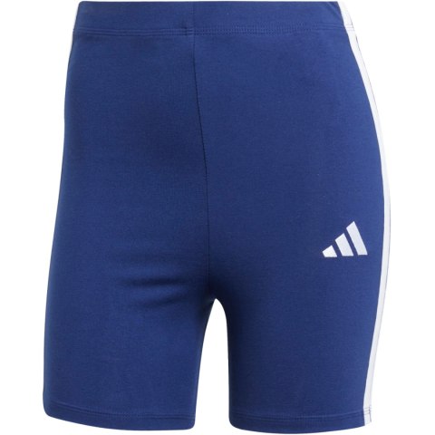 Spodenki damskie adidas Essentials 3-Stripes High Waisted Biker niebieskie JE1225 M Adidas
