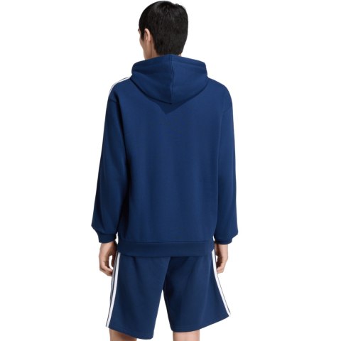Bluza męska adidas Essentials 3-Stripes French Terry Hoodie granatowa KY4203 L Adidas