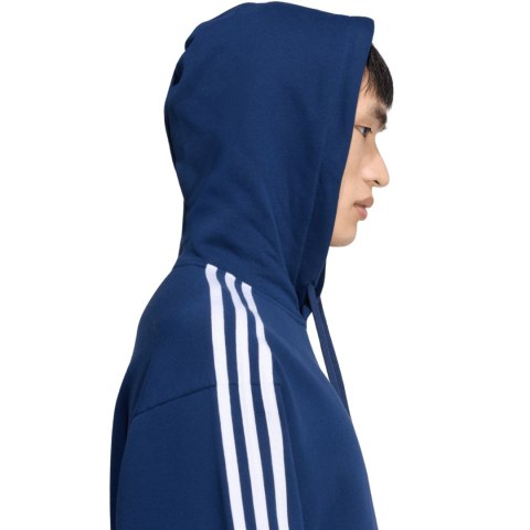Bluza męska adidas Essentials 3-Stripes French Terry Hoodie granatowa KY4203 M Adidas
