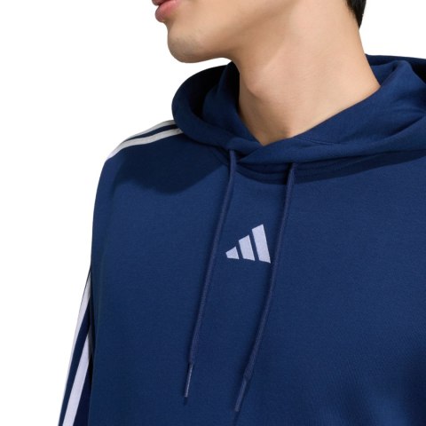 Bluza męska adidas Essentials 3-Stripes French Terry Hoodie granatowa KY4203 S Adidas