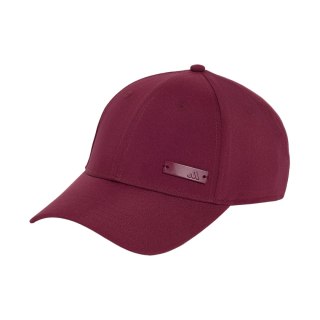 Czapka z daszkiem adidas Lightweight Cap Metal bordowa KT4706 Dorośli M/L Adidas