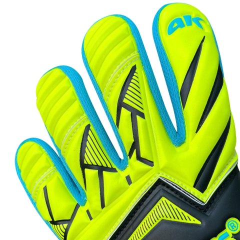 Rękawice bramkarskie 4Keepers Force V5 25 Wave NC junior czarno-zielone fluo 4 4Keepers