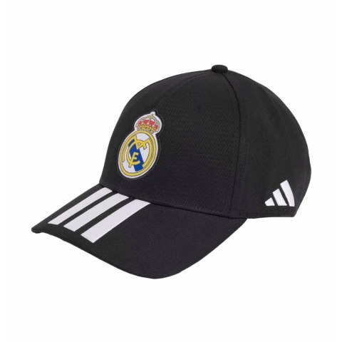 Czapka z daszkiem adidas Real Madrid czarno-biała KQ9575 Dorośli M/L Adidas