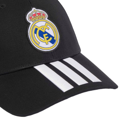 Czapka z daszkiem adidas Real Madrid czarno-biała KQ9575 Dorośli M/L Adidas