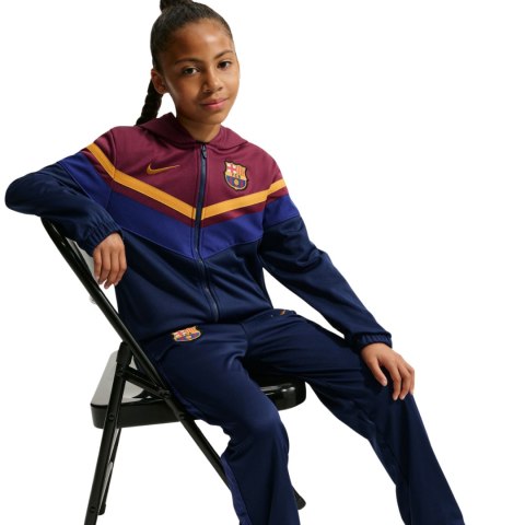 Dres dla dzieci Nike FC Barcelona Home granatowo-bordowy IO3566 682 M Nike