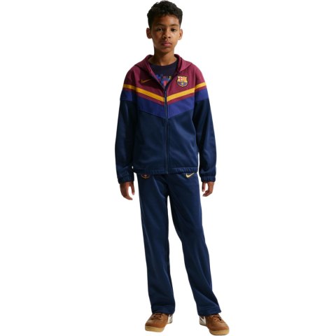 Dres dla dzieci Nike FC Barcelona Home granatowo-bordowy IO3566 682 M Nike
