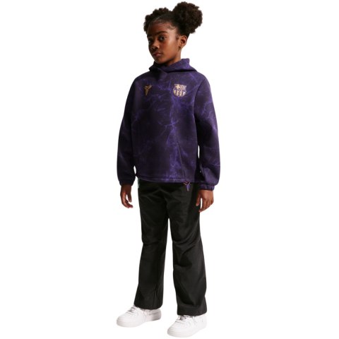 Bluza dla dzieci Nike FC Barcelona czarno-fioletowa IO4660 010 L Nike