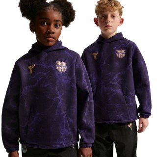 Bluza dla dzieci Nike FC Barcelona czarno-fioletowa IO4660 010 M Nike
