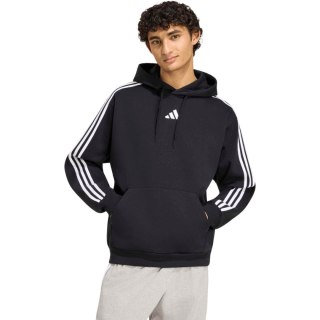 Bluza męska adidas Essentials 3-Stripes Fleece Hoodie czarna KY6602 XL Adidas