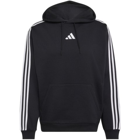 Bluza męska adidas Essentials 3-Stripes Fleece Hoodie czarna KY6602 L Adidas