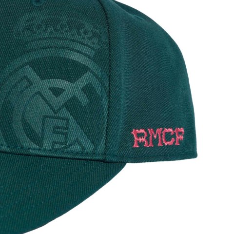 Czapka z daszkiem adidas Real Madrid RMCF Away Snap Back zielona KS8120 Dorośli M/L Adidas