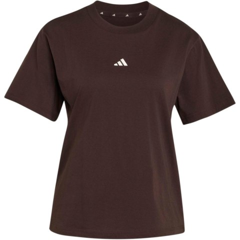 Koszulka damska adidas Essentials Small Logo brązowa KX0795 L Adidas