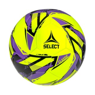 Piłka nożna Select Classic v26 żółto-fioletowo-czarna 160076 5 Select