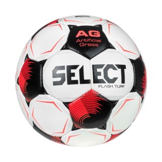 Piłka nożna Select FB Flash Turf v26 Fifa Basic 365.A1N biało-czarno-czerwona 110056 5 Select