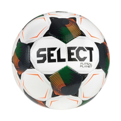 Piłka nożna hala Select Futsal Planet v26 FIFA Basic biało-czarno-pomarańczowo-zielona 1014387 310021 4 Select