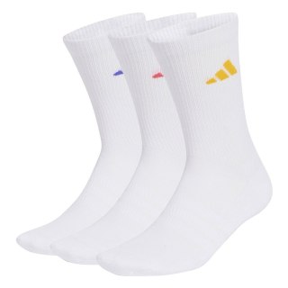 Skarpety adidas Cushioned Sportswear Crew 3P KQ6760 biały 43-45 Adidas