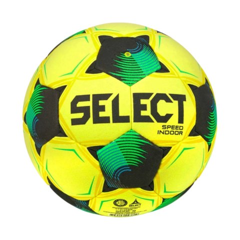 Piłka nożna Select Speed Indoor v26 żółto-zielona 140011 4 Select