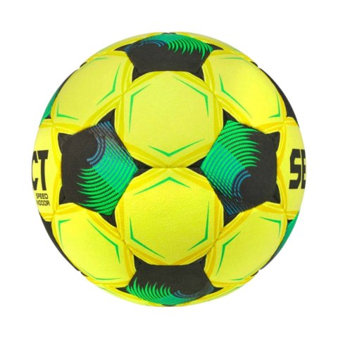 Piłka nożna Select Speed Indoor v26 żółto-zielona 140011 4 Select