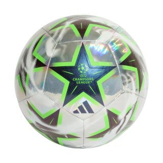 Piłka nożna adidas UCL Training 26/27 League Stage Foil srebrno-czarno-zielona KE9774 3 Adidas teamwear