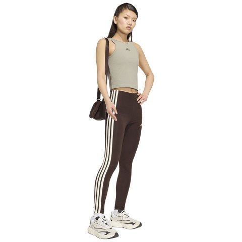 Legginsy adidas Essentials 3 Stripes KS6286 brązowy L Adidas