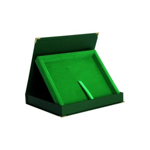 Etui z tworzywa sztucznego poziome w kolorze zielonym - na deskę 200x150