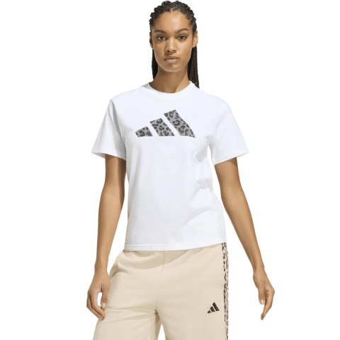 Koszulka damska adidas Animal Graphic biała KT9719 M Adidas
