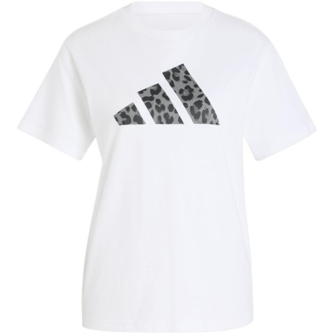 Koszulka damska adidas Animal Graphic biała KT9719 M Adidas