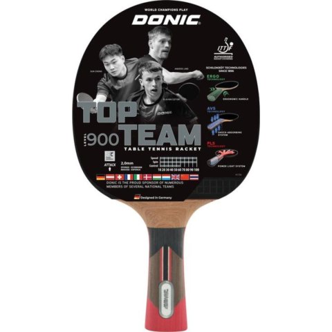 RAKIETKA DO TENISA STOŁOWEGO TOP TEAM 900 DONIC