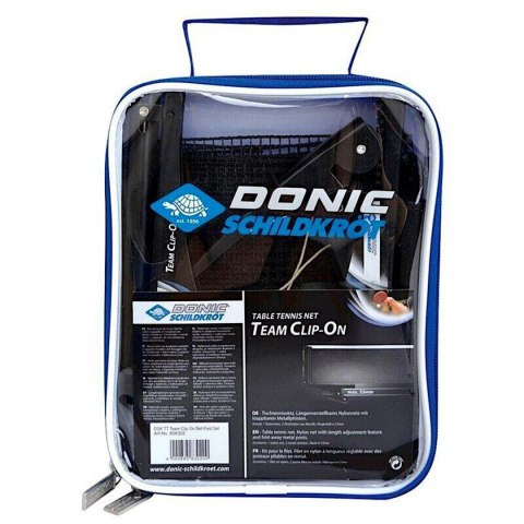 SIATKA DO TENISA STOŁOWEGO Z UCHWYTEM TEAM CLIP-ON DONIC