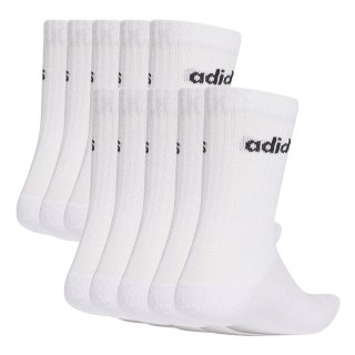 Skarpety adidas Linear Cushioned Crew 10P KF9091 biały 40-42 Adidas