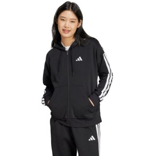 Bluza damska adidas Essentials 3 Stripes Full Zipp Hoodie czarna JE1283 XL Adidas