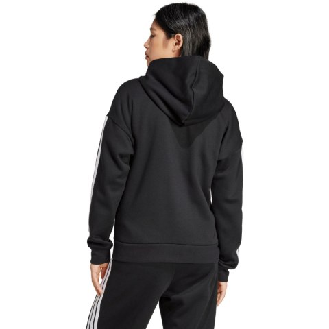 Bluza damska adidas Essentials 3 Stripes Full Zipp Hoodie czarna JE1283 XL Adidas