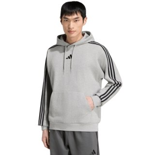 Bluza męska adidas Essentials 3-Stripes French Terry Hoodie szara KY4202 L Adidas