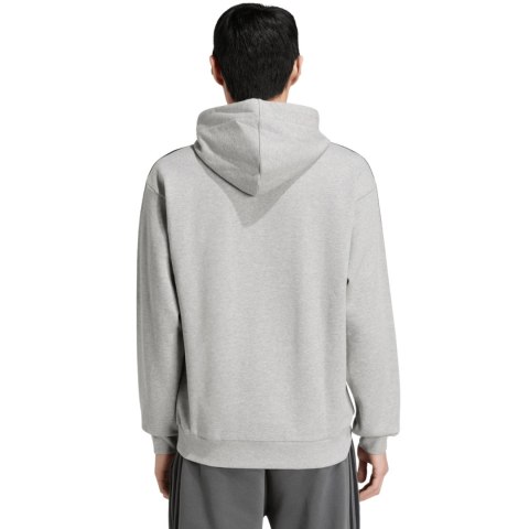 Bluza męska adidas Essentials 3-Stripes French Terry Hoodie szara KY4202 L Adidas