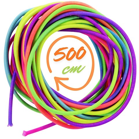 GUMA TRENINGOWA DO SKAKANIA 500CM MULTIKOLOR