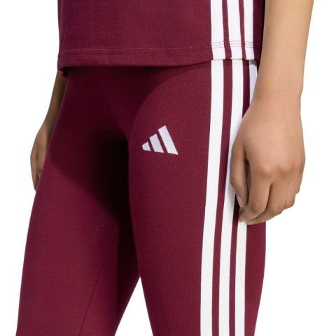 Legginsy damskie adidas Essentials 3-Stripes bordowe KF8313 XL Adidas