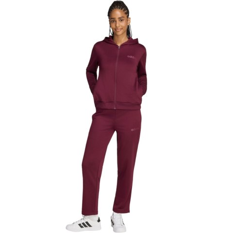 Dres damski adidas Essentials Linear bordowy KQ7588 XL Adidas