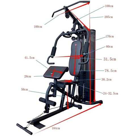 ATLAS TRENINGOWY SIŁOWNIA 5000 ENERO FIT