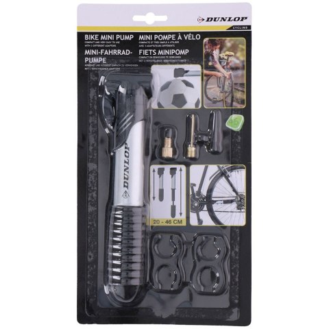 Pompka rowerowa Dunlop Mini Aluminiowa 120psi 8bar 102184 Dunlop