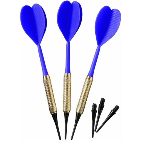 RZUTKI LOTKI PLASTIKOWE DART 3SZT BEZPIECZNE ŻÓŁTE BEST SPORTING