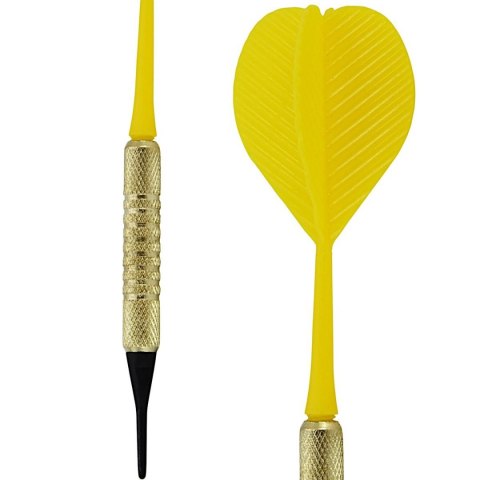 RZUTKI LOTKI PLASTIKOWE DART 3SZT BEZPIECZNE ŻÓŁTE BEST SPORTING