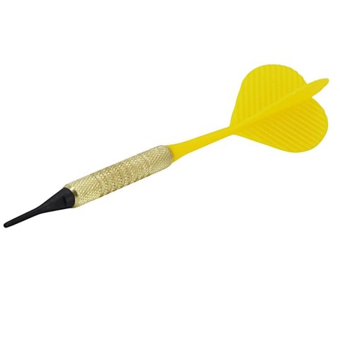RZUTKI LOTKI PLASTIKOWE DART 3SZT BEZPIECZNE ŻÓŁTE BEST SPORTING