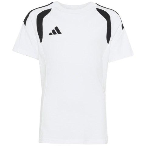 Koszulka dla dzieci adidas Tiro 26 League Tee biało-czarna KC3699 116cm Adidas teamwear