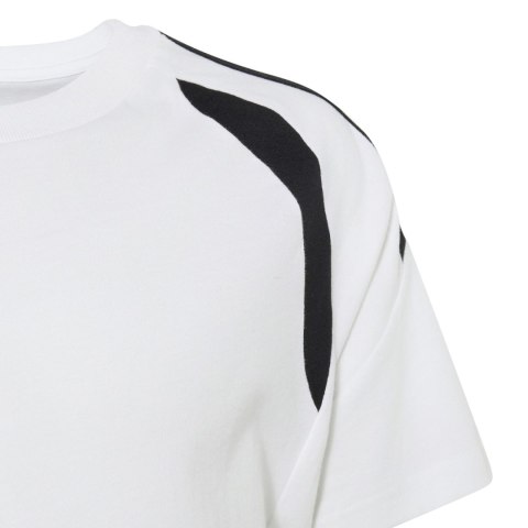Koszulka dla dzieci adidas Tiro 26 League Tee biało-czarna KC3699 116cm Adidas teamwear