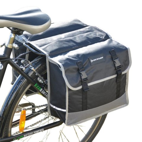 SAKWA TORBA ROWEROWA PODWÓJNA TYLNA NA BAGAŻNIK 26L DUNLOP