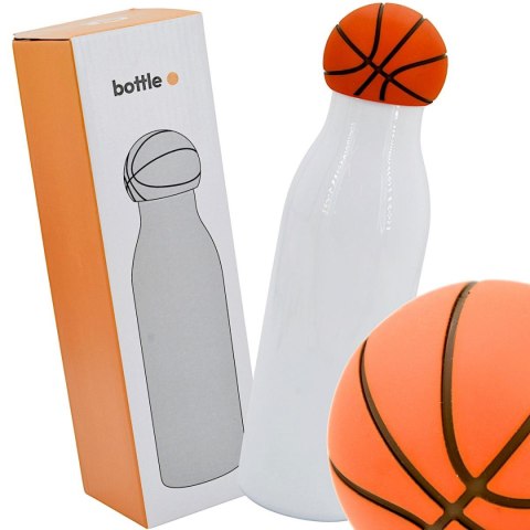 BUTELKA TERMICZNA 550ML PIŁKA KOSZYKOWA STAMINA