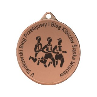 Medal stalowy grawerowany laserem- RMI