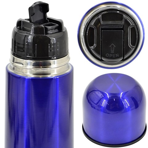 TERMOS TURYSTYCZNY BUTELKA TERMICZNA 500ML GRANAT STAMINA
