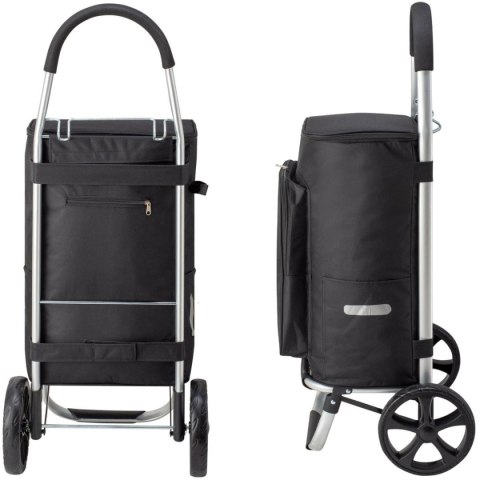 WÓZEK ZAKUPOWY PREMIUM CZARNY SEMI LINE