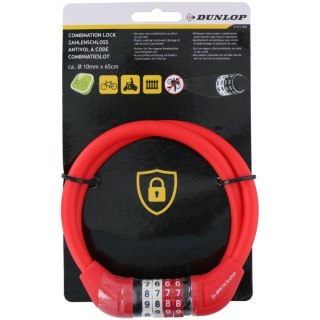 ZAPIĘCIE ROWEROWE LINKA SZYFR 1.0x65CM CZERWONE DUNLOP
